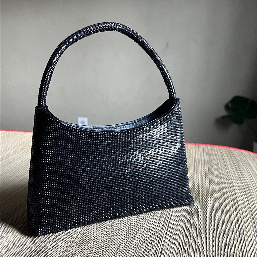Urban Expressions Black Beaded Clutch